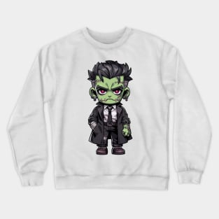 Chibi Frankenstein Goth Crewneck Sweatshirt